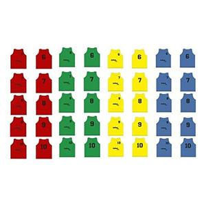 79009-004-2-set-of-5-numbered-training-bibs-from-6-to-10-softee-verde-one-size