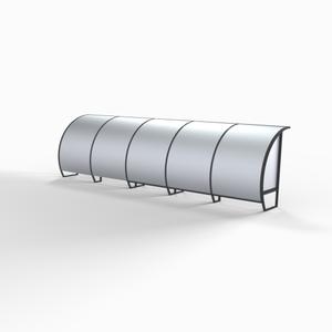 s11575g-all-aluminum-15-person-touch-shelter-sodex-sport-gray-gray-2x6x7-5x0-6-m